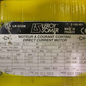 Moteur LEROY SOMER 160